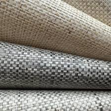 Giấy dệt vải cao cấp, vân vải dệt, màu be (cận cảnh sản phẩm)