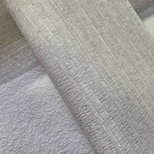 Giấy dán tường thường, vân sợi nổi, màu xám (cận cảnh sản phẩm)