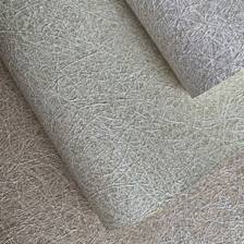 Giấy dán tường thường, vân sợi nổi, màu xám (cận cảnh sản phẩm)