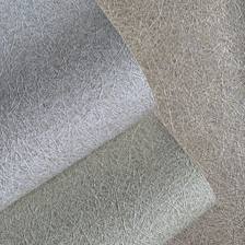 Giấy dán tường thường, vân sợi nổi, màu xám (cận cảnh sản phẩm)
