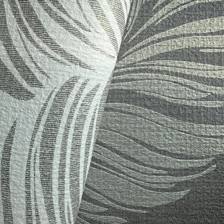 Giấy dán tường thường, lá, màu xám (cận cảnh sản phẩm)