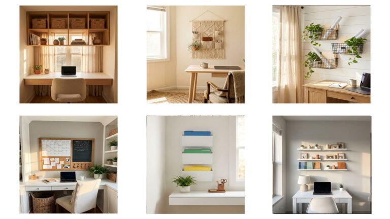 28 Desk Wall Organization Ideas For Workspaces