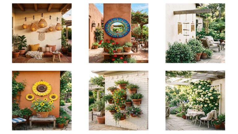 28 Outdoor Wall Decor Ideas For Patio Spaces