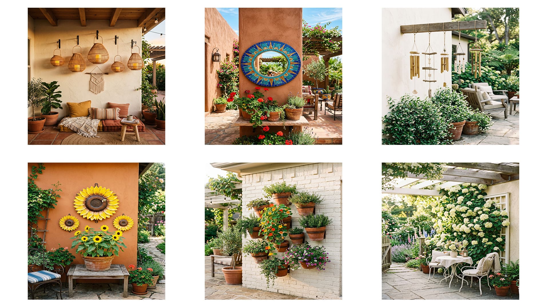 28 Outdoor Wall Decor Ideas For Patio Spaces
